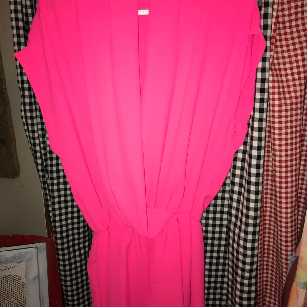 HOT PINK ROMPER NEW!!!